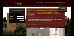 Desktop Screenshot of pensionolympia.es