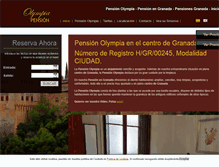 Tablet Screenshot of pensionolympia.es